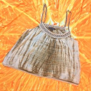 American Eagle Outfitters tie dye crop tank